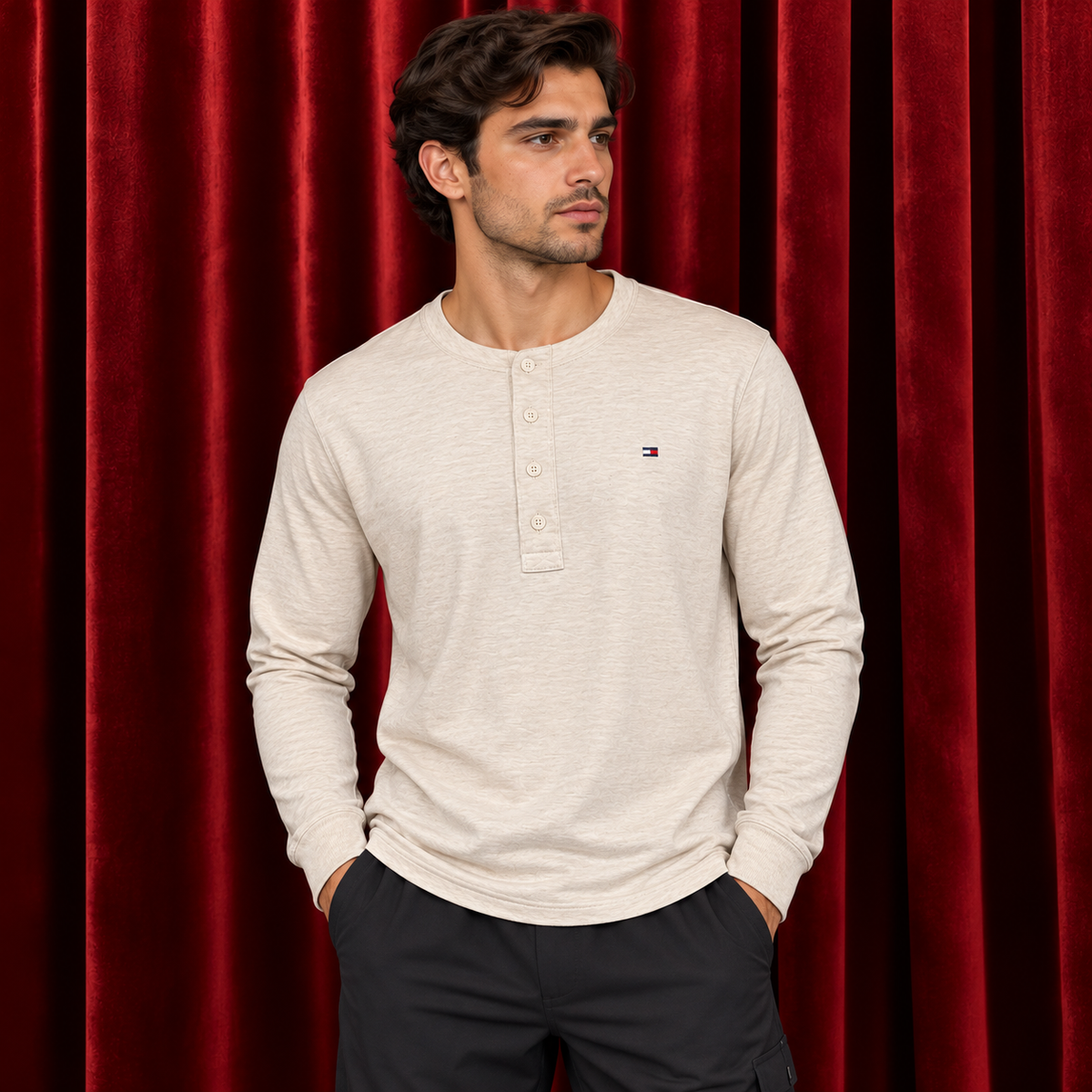 Playera Manga Larga Tommy Hilfiger